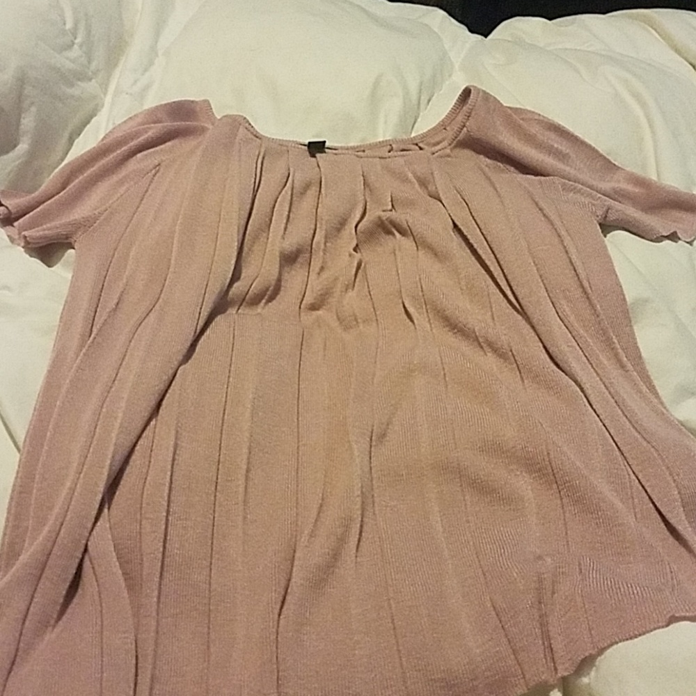 Lilac sweater blouse